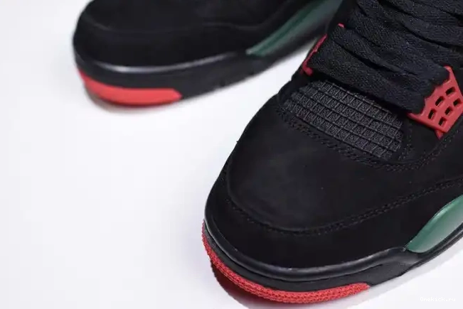 One Kick AQ3816-063 Jordan NRG 4 Gorge Black Green-Varsity Air Red GUCC 0604